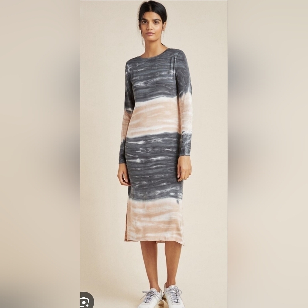 Anthropologie Dolan NWT Tie-Dye Long Sleeve Dress
